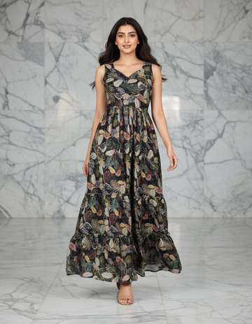 Georgette Long Frock