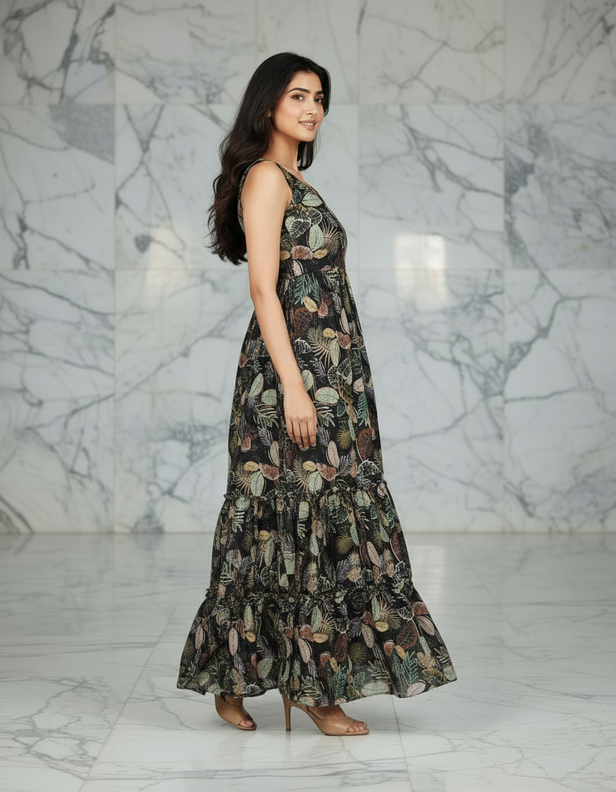 Georgette Long Frock