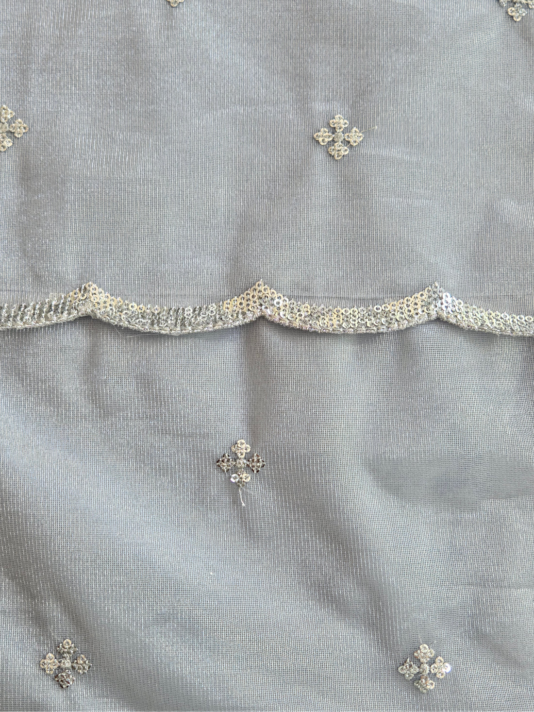 Light Grey with pink dupatta lehenga