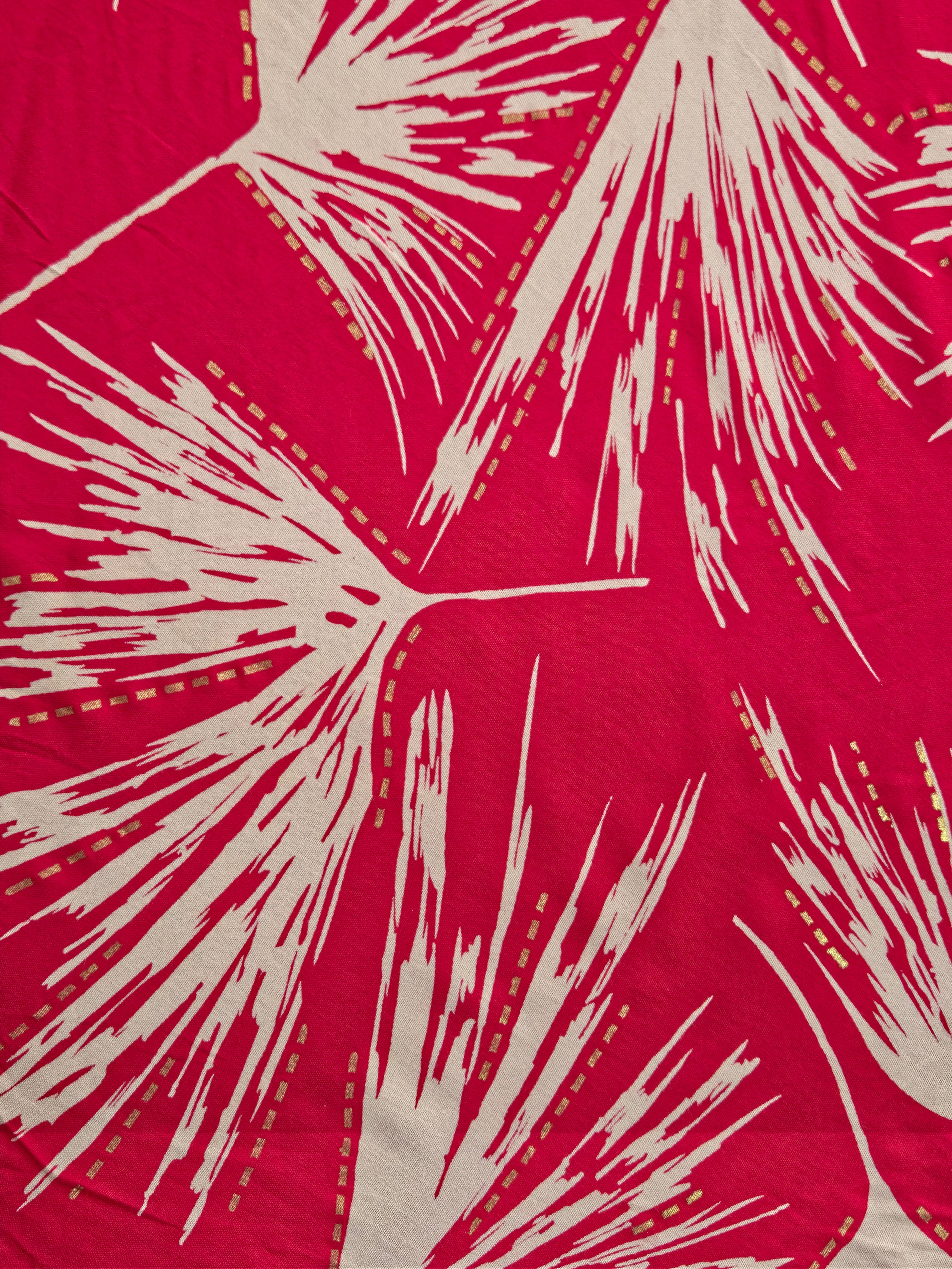 Cotton Red Short Frock
